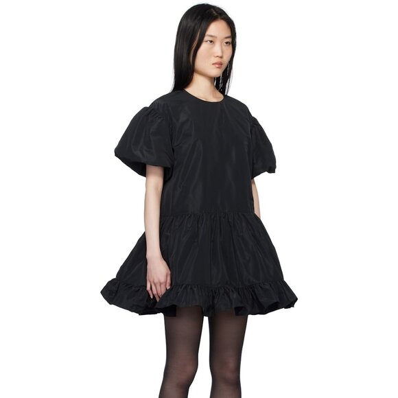 Sandy Liang NEW NWT Black Rome Dress - M - Picture 1 of 12